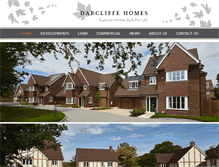 Tablet Screenshot of darcliffehomes.com